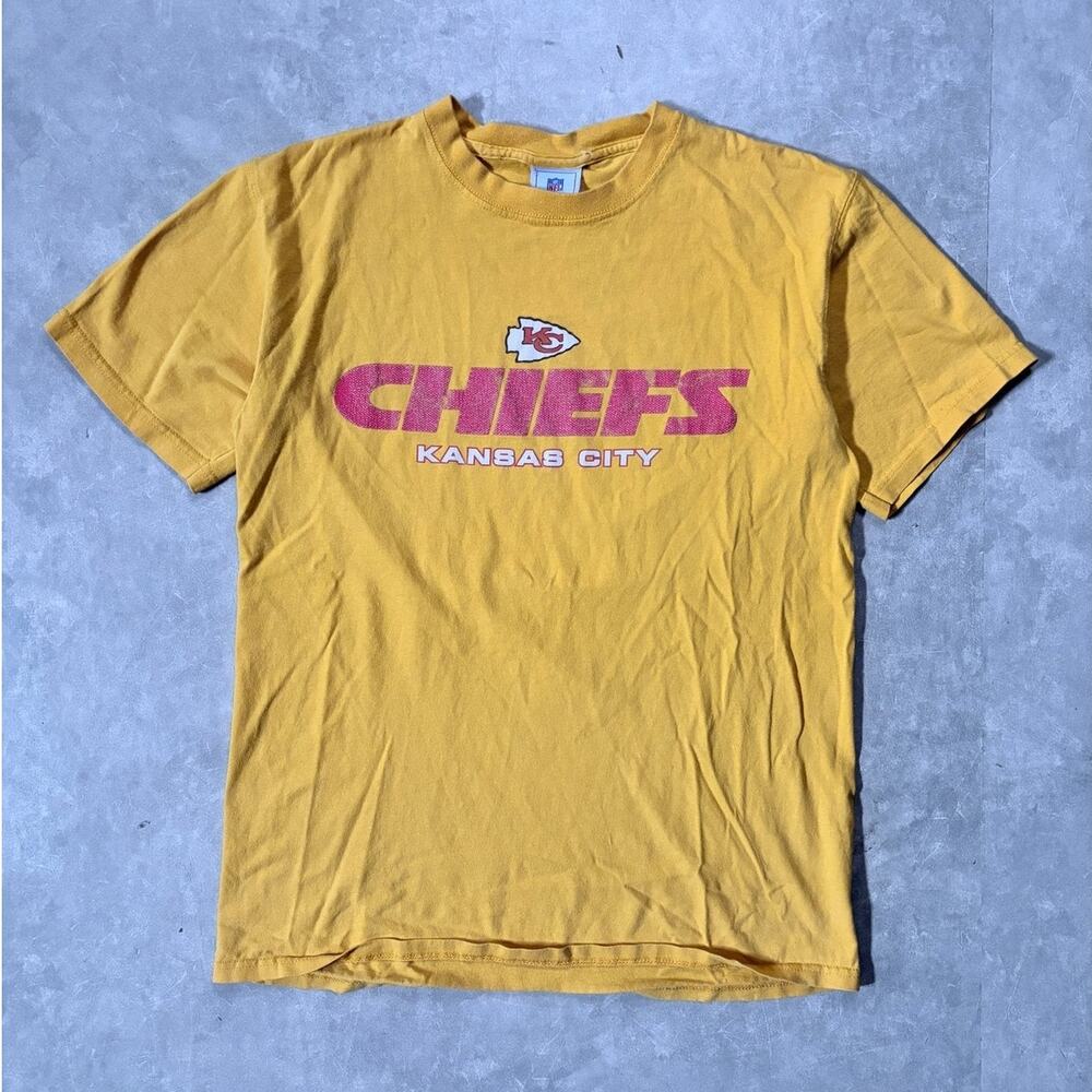 2000s Vintage Kansas City Chiefs NFL Yellow T-Shirt -L